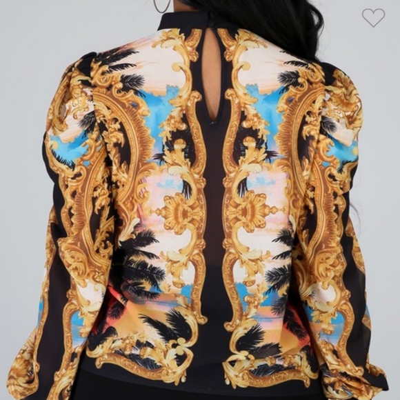 Multi printed Blouse - Picture 4 of 4